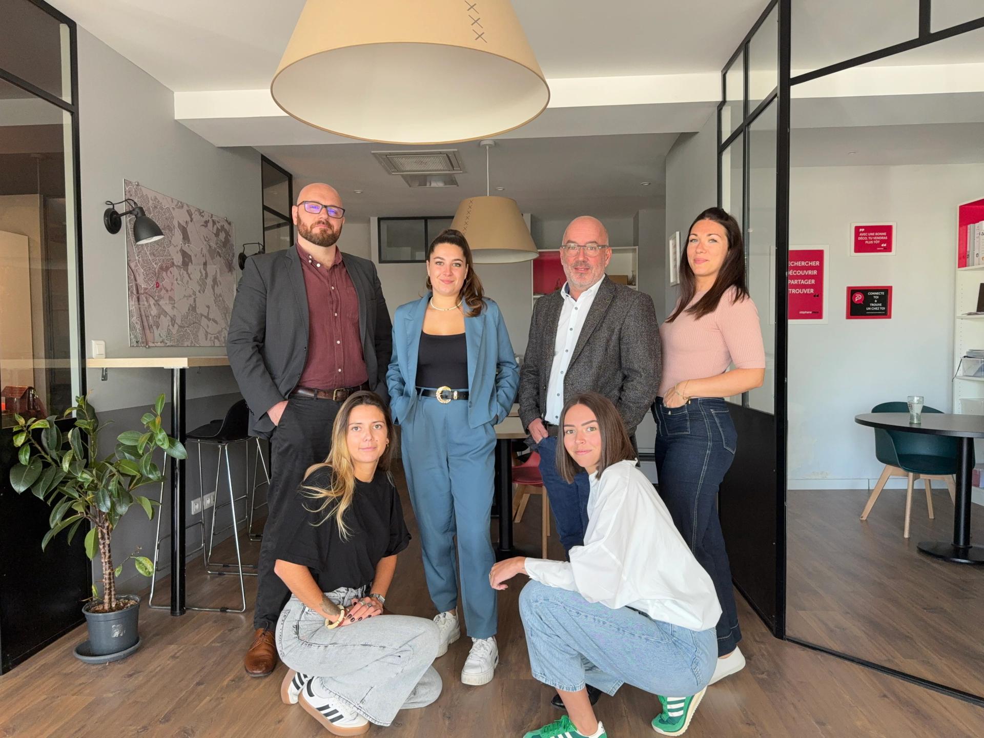 Photo de l'équipe de l'agence